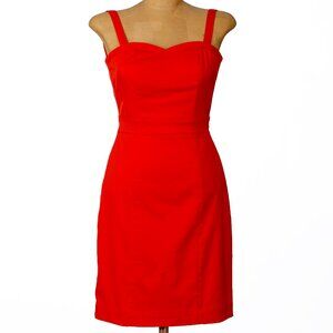 H&M Red Dress removable straps